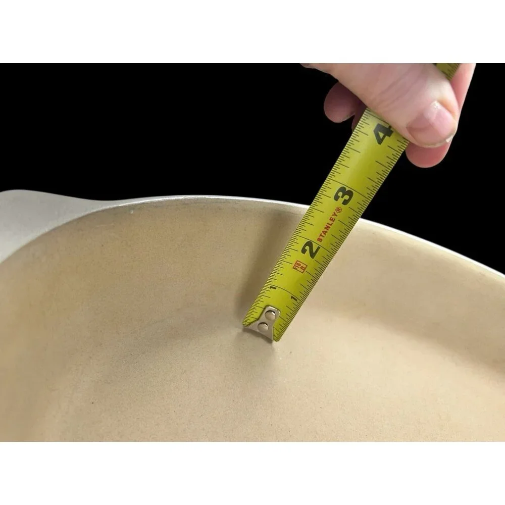 Beige Oval Stoneware Baking Roaster Pan 13x9" Pampered Chef Heritage Collection - Picture 7 of 8